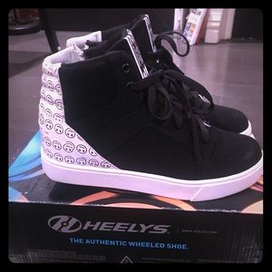 Heelys Skate Shoes Size 8Y/9M - Black/White